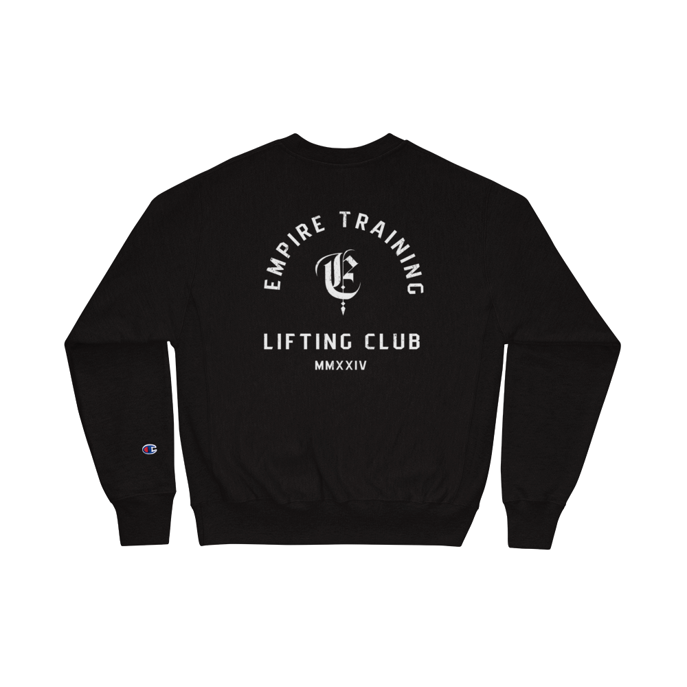 #lifting club sweater