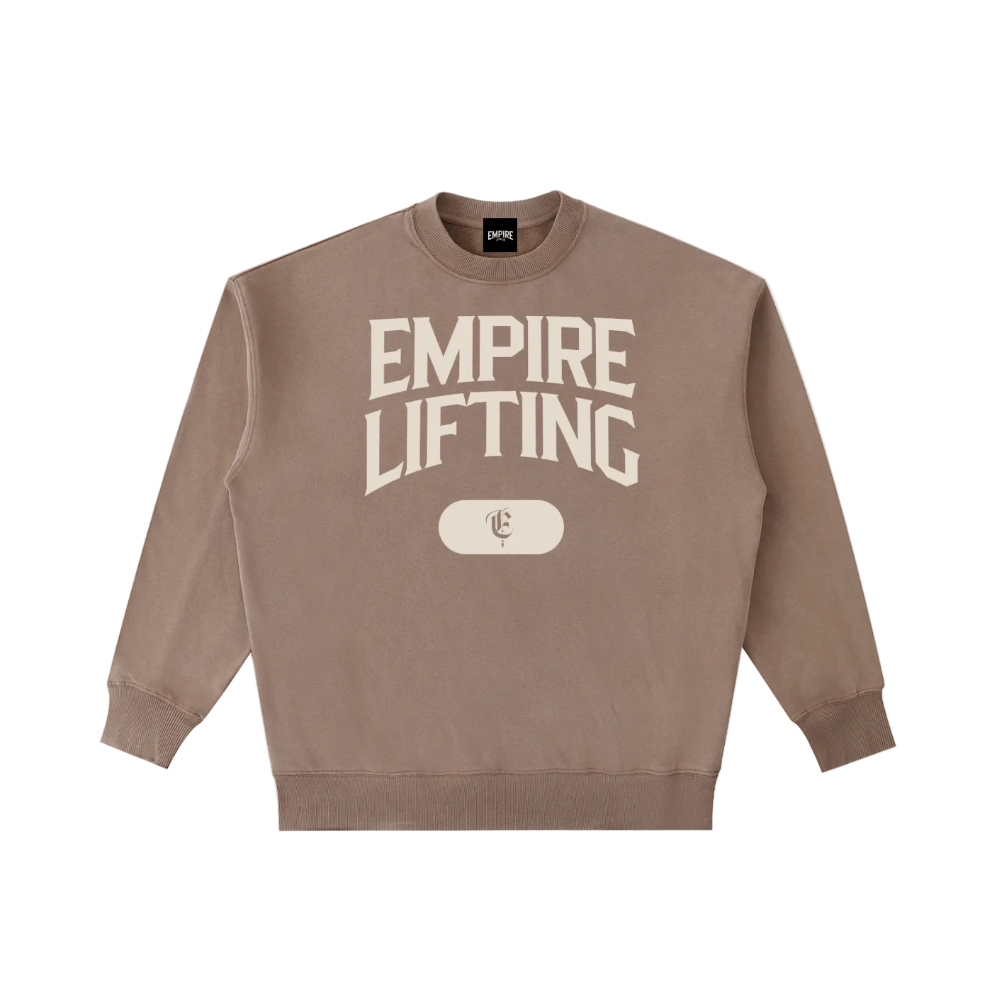 Lifting sweater tan