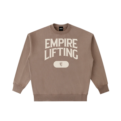 Lifting sweater tan