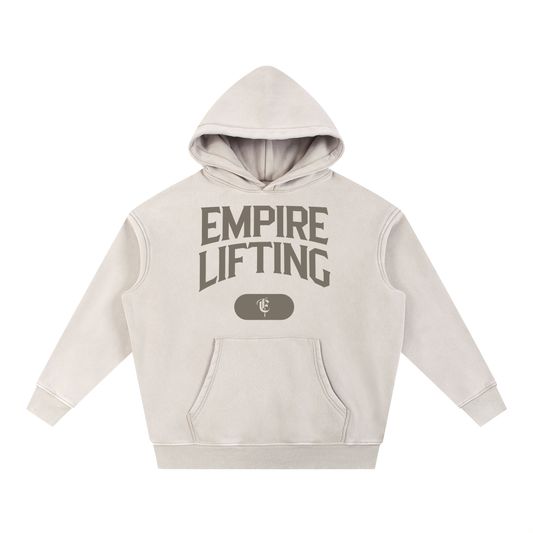 Snow Wash Fleece Oversize Hoodie