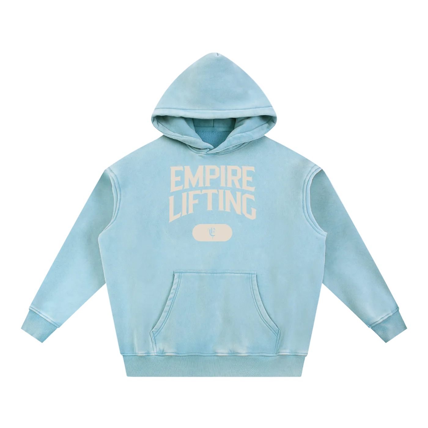 Snow Wash Fleece Oversize Hoodie