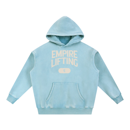 Snow Wash Fleece Oversize Hoodie