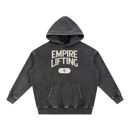 Snow Wash Fleece Oversize Hoodie