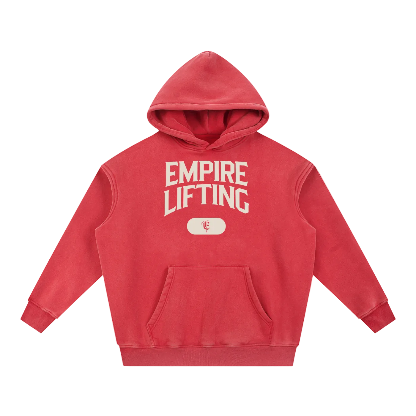 Snow Wash Fleece Oversize Hoodie