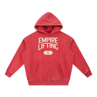 Snow Wash Fleece Oversize Hoodie