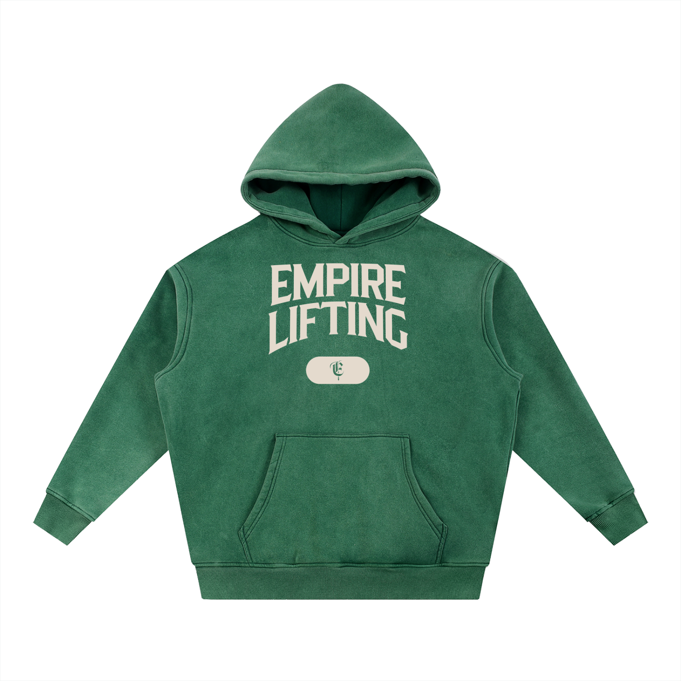 Snow Wash Fleece Oversize Hoodie