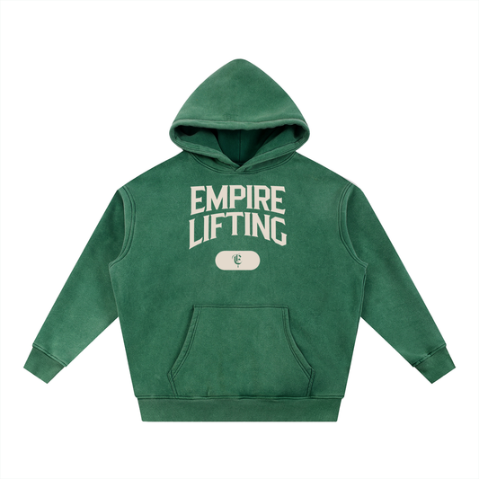 Snow Wash Fleece Oversize Hoodie