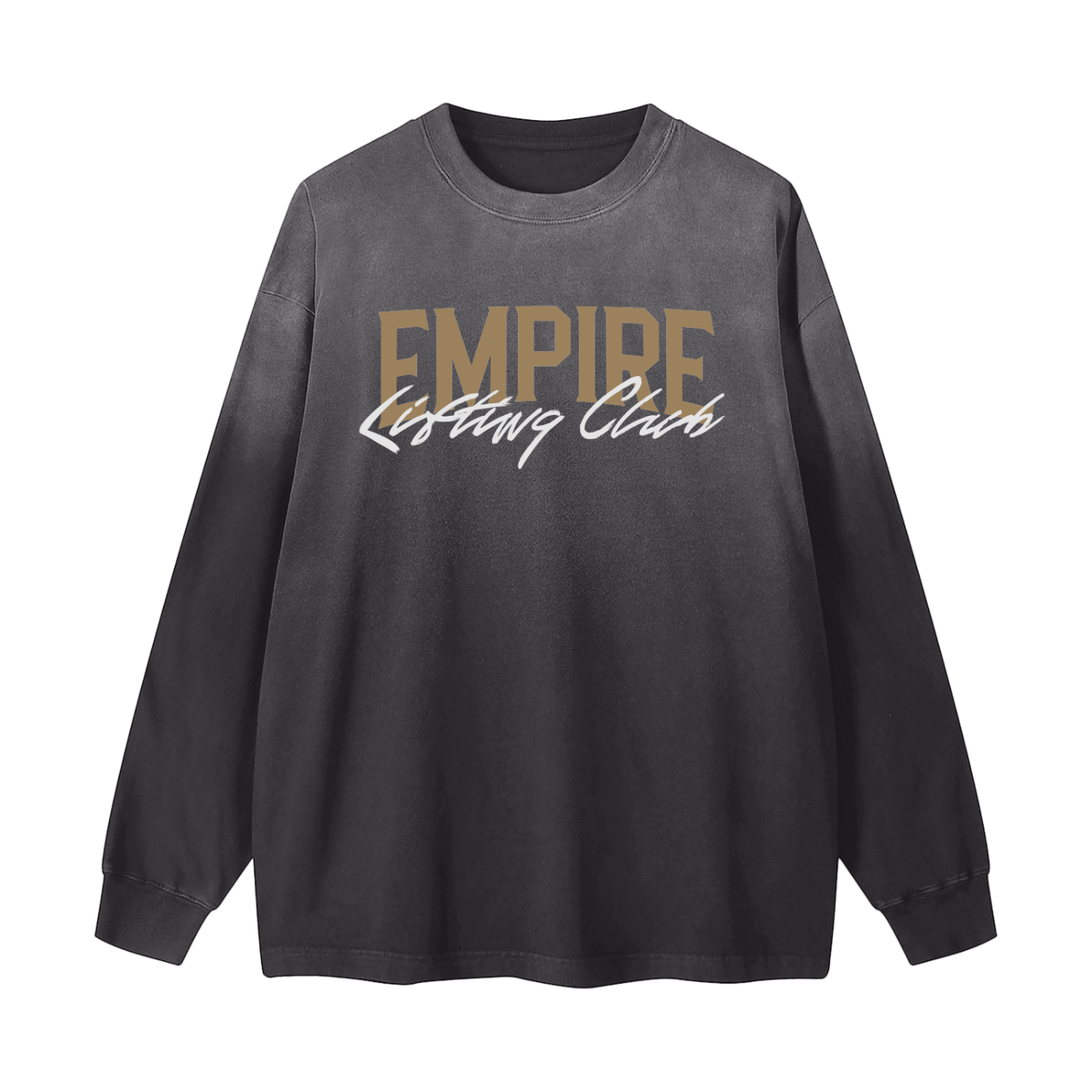 Gradient Washed Long Sleeve T-Shirt
