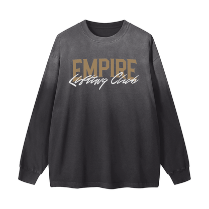Gradient Washed Long Sleeve T-Shirt