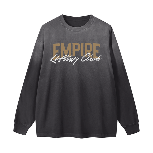 Gradient Washed Long Sleeve T-Shirt